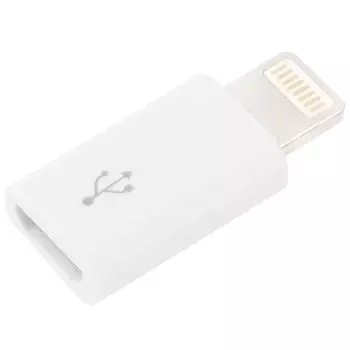 Адаптер Micro USB 5 Pin to 8 Pin для зарядки и передачи данных(белый) белый