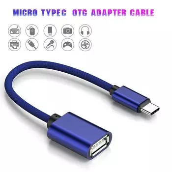 Адаптер OTG, USB-кабель, Micro USB, тип C, конвертер, USB 3.0, передача данных, кабель даты Micro USB красный