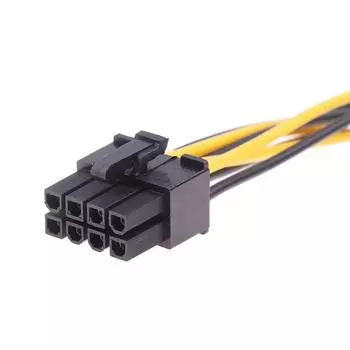 Adapter Pci-E Cpu Eps 8 Pin To Dual 8P Power Splitter Graphics Card Cable