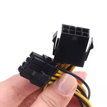 Adapter Pci-E Cpu Eps 8 Pin To Dual 8P Power Splitter Graphics Card Cable