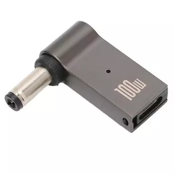 Адаптер PD 100 Вт, тип C, женский-мужской, корпус из алюминиевого сплава, легкий портативный зарядный адаптер для