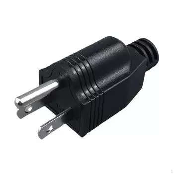 Адаптер-переходник для вилки США, съемный, портативный, огнестойкий, электрические адаптеры для чёрный