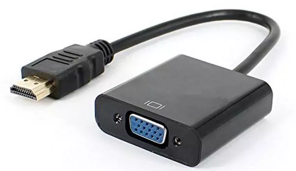 Адаптер-переходник HDMI-VGA 15 (D-Sub штырьковый)