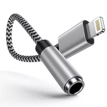 Адаптер-переходник Ocbuo для iPhone, кабель-переходник для наушников Lightning в наушники, сертифицированный MFi, совместимый с Lightning Volume