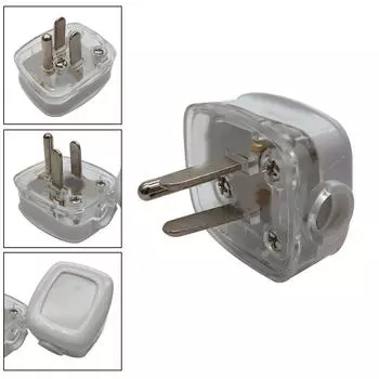 Адаптер переменного тока для путешествий, совместимый с NEMA5 15P, с простыми в использовании винтовыми клеммами