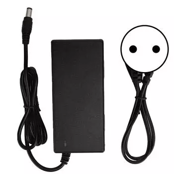 Адаптер питания 42 В 2 А, разъем постоянного тока 5,5 мм, для литий-ионного аккумулятора 36 В, переменный ток 100240 В, 50–60 Гц, вилка EU