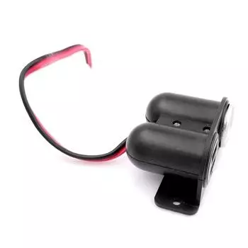 Адаптер питания для автомобильного прикуривателя с двумя USB-портами - быстрая зарядка и интеллектуальная идентификация тока, черный