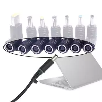 Адаптер питания для ноутбука с углом поворота 90 градусов, гнездовой разъем 7,4x5,0 мм на разъем 4,5x3,0 мм/6,0x3,6 мм/5,5x2,5 мм/5,5x2,1 мм, преобразователь питания 4530C