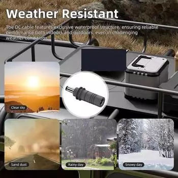 Адаптер питания, конвертер, простой в установке, подключаемый и работающий, компактный, мини-мобильный источник питания