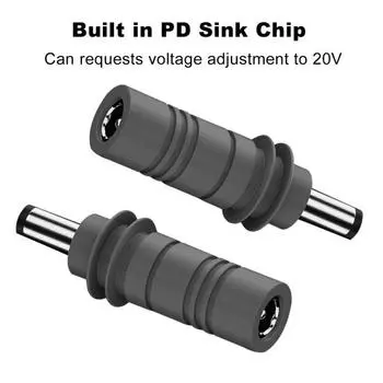 Адаптер питания, конвертер, простой в установке, подключаемый и работающий, компактный, мини-мобильный источник питания