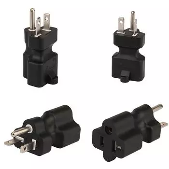 Адаптер питания переменного тока 5-20P - 5-15/20R, 3-контактный разъем, адаптер, разъем «папа-мама», самодельный сменный адаптер питания