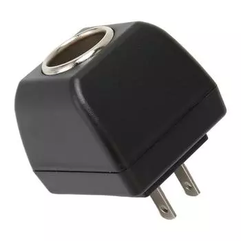 Адаптер питания переменного тока на 12 В постоянного тока для автомобиля, светодиодный индикатор, адаптер для прикуривателя автомобиля