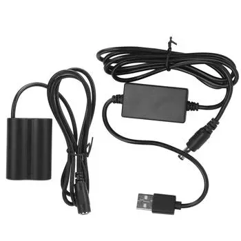 Адаптер питания постоянного тока с имитацией аккумулятора NPW235 и кабелем USB для Fujifilm XT4 GFX100S