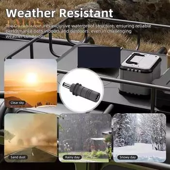 Адаптер питания-преобразователь, простой в установке, подключаемый и работающий, компактный мини-адаптер мобильного питания для Star Link Mini чёрный