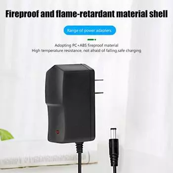 Адаптер питания стандарта США, звуковой DC 5 В 2 А, динамик, зарядное устройство, круглый шнур для зарядки, 1 м, сетевой шнур N9C4 Black-US