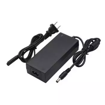 Адаптер питания светодиодов 12 В, 5 А, преобразователь переменного тока, трансформатор освещения драйвера светодиода для гибких светодиодных лент One Size чёрный