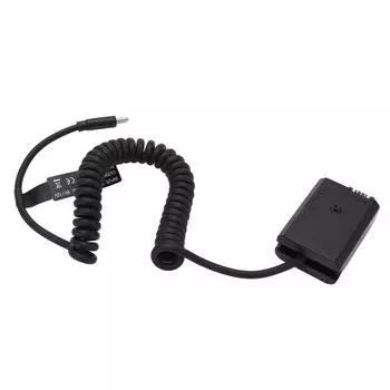 Адаптер питания типа C DC Coupler FW50 полностью декодированный фиктивный аккумулятор для Sony A6000 A6500 A9 A7