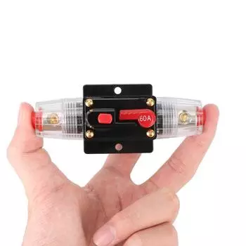 Адаптер предохранителя Держатель предохранителя Сбрасываемый страховой автомобильный выключатель 60A