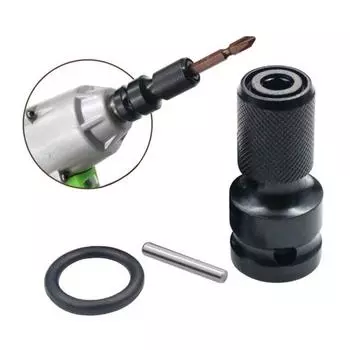 Адаптер преобразователя пневматического ключа с шестигранным патроном на 1/2 дюйма на 1/4 дюйма