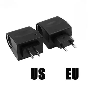 Адаптер прикуривателя автомобиля AC 220 В в DC 12 В EU US Plug Converter Адаптер для настенной розетки Автоматический преобразователь Автомобильный аксессуар