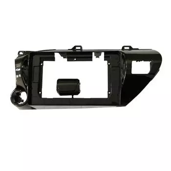Адаптер рамки панели 2 Din, автомобильная аудиосистема, радио 10,1 дюйма для Toyota Hilux 2018, CD/DVD-плеер, стереопанель, отделка приборной панели Only frame
