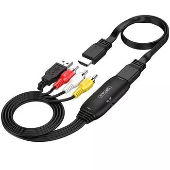 Адаптер RCA Composite CVBS AV To HDMI-совместимый 1080p/720p Поддержка NTSC PAL