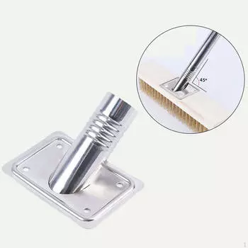 Адаптер ручки проволочной щетки, длинный разъем, внутренний диаметр 2,5 см, нержавеющий