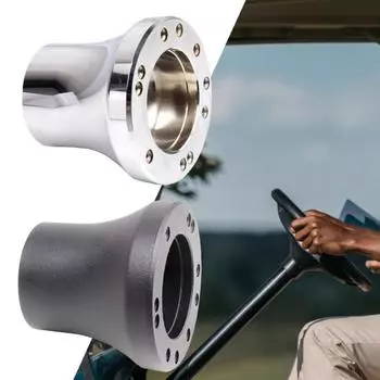 Адаптер рулевого колеса Легко устанавливается Превосходная производительность Алюминиевая тележка для гольфа Быстросъемный механизм чёрный