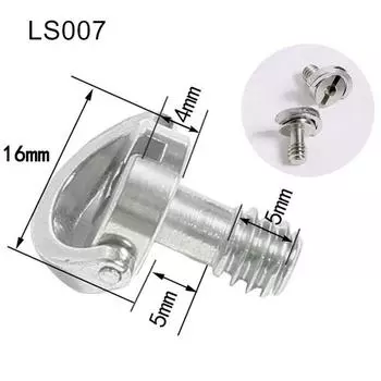 Адаптер с быстросъемным винтом Фиксированный адаптер Винт для камеры Винт для штатива Винт 1/4 дюйма Винт с D-кольцом LS007