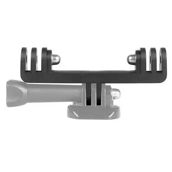 Адаптер с двойным кронштейном для вспышки, замена адаптера с двойным креплением для GoPro HERO4 HERO3+ чёрный