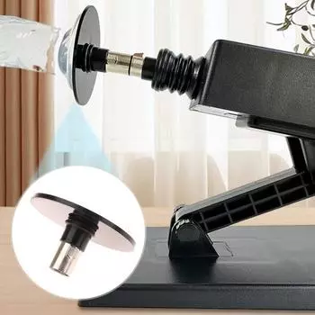 Адаптер с присоской 8 см, универсальные разъемы 3XLR для телескопического линейного привода, держатель для крепления, несущий нагрузку, аксессуары для самостоятельного изготовления чёрный