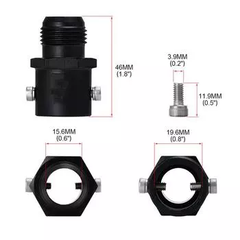 Адаптер сапуна 19 мм AN10, крышка клапана, вентиляционное отверстие, K-Swap для Honda Civic Acura Rsx Tsx K20 K24, алюминиевый маслоуловитель