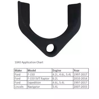 Адаптер шкива CV Joint Slide Hammer 1040, крепление шкива переднего приводного моста, совместимое с F-150 4.2L 4.6L 5.4L 1997-2017 чёрный