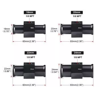 Адаптер шланга для измерителя температуры воды 18/20/22/24/28/30/32/34/36/38/40MM