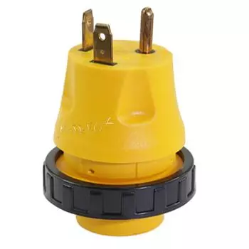 Адаптер шнура питания 15A Male to 50A Twist Lock Female Plug Connector для RV Camper Car Accessories Car Socket жёлтый