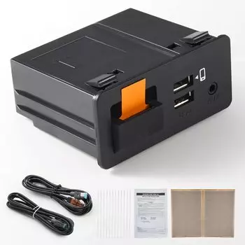 Адаптер Somusen Carplay, совместимый с Mazda MZD 124, совместимый с Apple Carplay Android Auto 00008FZ34, интерфейсный порт 2/3/6/CX3/CX5/CX9/MX5/FIAT чёрный