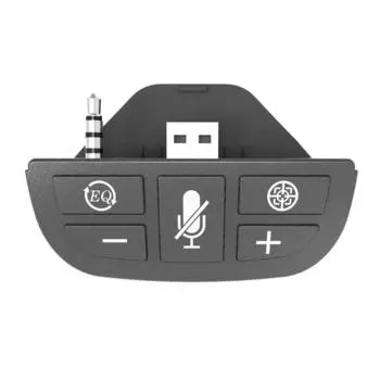 Адаптер стереогарнитуры для контроллера Xbox One и Xbox Series X|S — регулировка баланса звука (Звук игры и голосовой чат), Громкость, микрофон напрямую