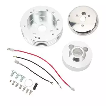 Адаптер ступицы рулевого колеса, полированный, 5 и 6 отверстий, сильная несущая способность, замена для пламенного