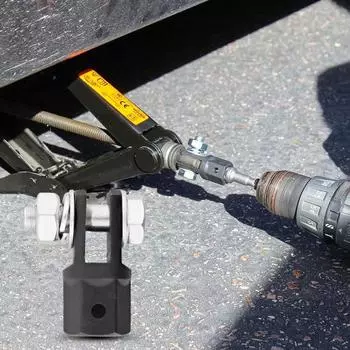 Адаптер, сверхмощный, экономичный домкрат для ремонта автомобилей из хром-ванадиевой стали чёрный