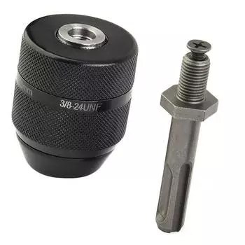 Адаптер сверлильный патрон 0,8-10 мм 3/8-24UNF сверлильный патрон