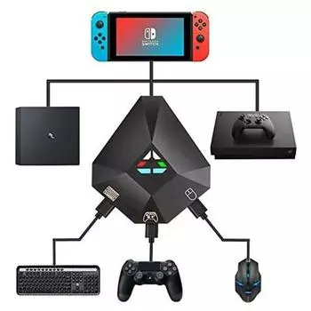 Адаптер Tastatur- und Mauskonverter для Xbox One, PS4, Switch, PS3-Gaming 3-Port