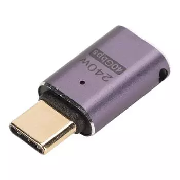 Адаптер типа C USB4.0 HD 8K 40Gbps PD240W Быстрая зарядка Алюминиевый корпус Портативный Type C на Type C