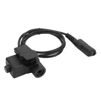 Адаптер U94 с 6-контактным разъемом типа «крокодил» Кабель-соединитель гарнитуры U94 для XPR 3300 3500 P6600 6620