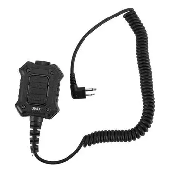 Адаптер U94X Push to Talk спиральный соединительный кабель для радиогарнитуры для GP-88 GP-2000 HYT TC-500 TC-700