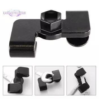 Адаптер-удлинитель гаечного ключа, нержавеющий, устойчивый к коррозии, легкий, портативный, универсальный адаптер для гаечных ключей чёрный