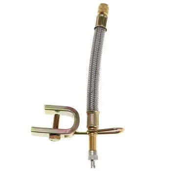 Адаптер-удлинитель штока вентиля шины из плетеной нержавеющей стали для металлического зажима