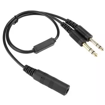 Адаптер универсальной авиационной гарнитуры H-GA для вертолета с кабелем David Clark