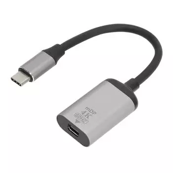 Адаптер USB C - DisplayPort 4K 60 Гц, алюминиевый сплав, Plug and Play, USB C - Mini DP, адаптер для