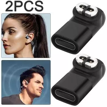 Адаптер USB C для зарядного устройства AfterShokz OpenComm ASC100SG/C102 (черный)