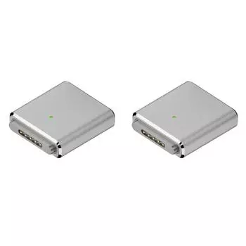 Адаптер USB-C на магнитный 3, 100 Вт, 5 А, 20 В PD3.1 для MacBook Air/Pro (Серебряный)